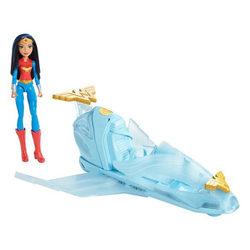 DC Super Hero Girls Wonder Woman Invisible Jet and Doll     