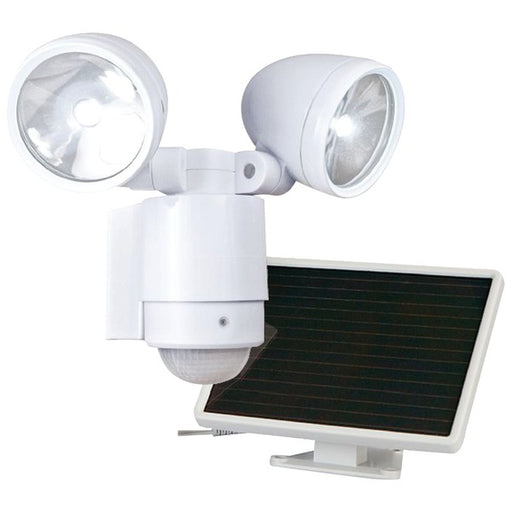 DUAL HEAD SOLAR LIGHT WHT