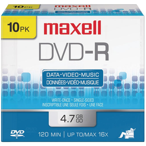 4.7 GB DVD-R 10 PACK