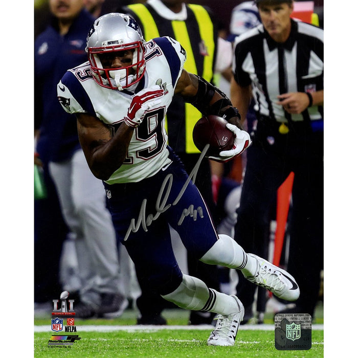 Malcolm Mitchell Signed Super Bowl 51 Action Vertical 8x10 Photo