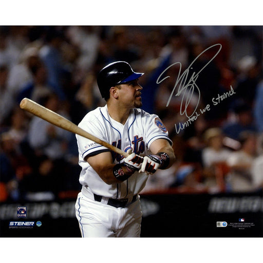 Mike Piazza Signed Game Winning HR 16x20 Photo w/ United We Stand Insc