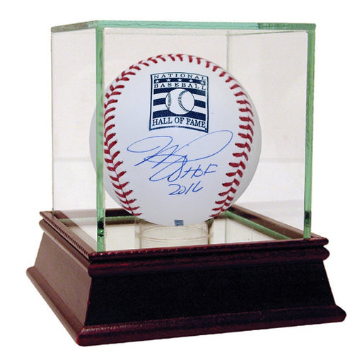 Mike Piazza Signed HOF Logo Baseball w/ HOF 16 Insc MLB Auth