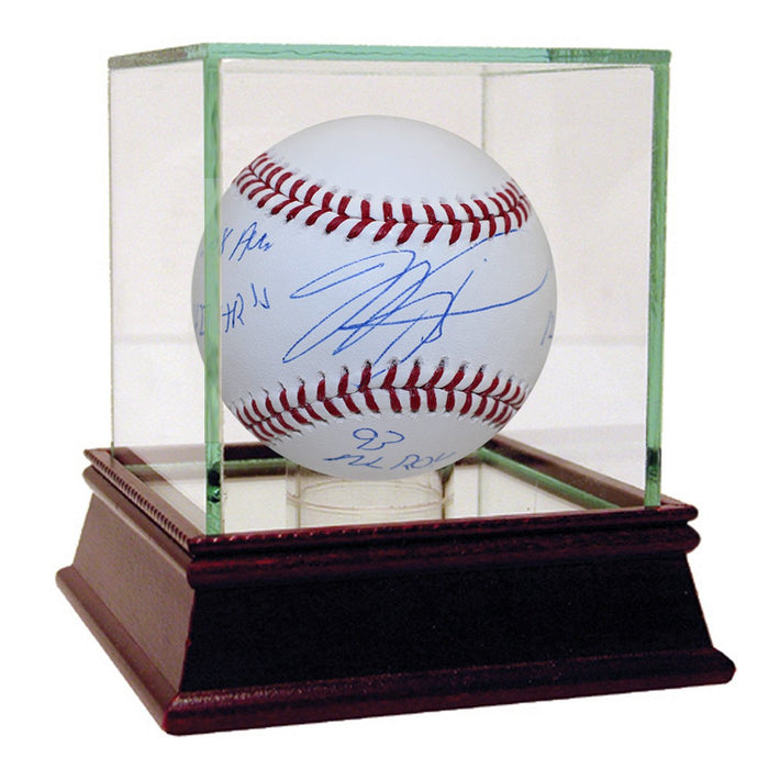 Mike Piazza Signed MLB Baseball w/ "93 NL ROY  427 HR   308 AVG  12 x AS  1335 RBI's" Insc (MLB Auth)
