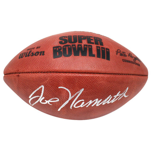 Joe Namath Signed Super Bowl 3 Football