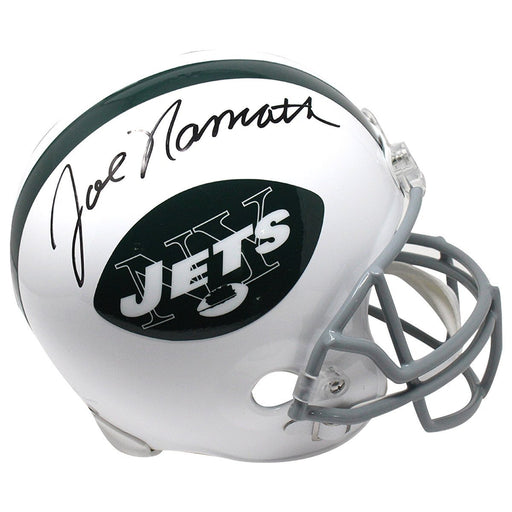 Joe Namath Signed New York Jets Replica Throwback Helmet  