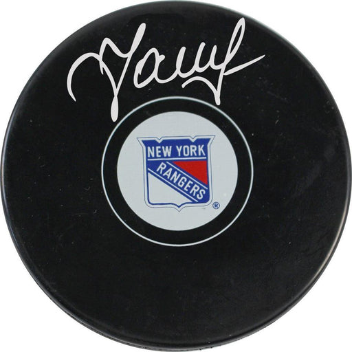 Vladislav Namestnikov Signed New York Rangers Logo Puck