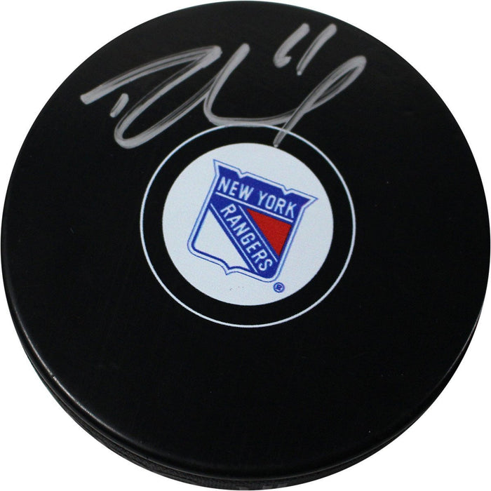 Rick Nash Signed New York Rangers Puck MSG