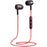 BT ISO EARPHN W MIC RED