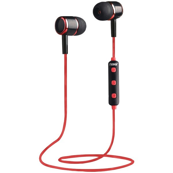 BT ISO EARPHN W MIC RED