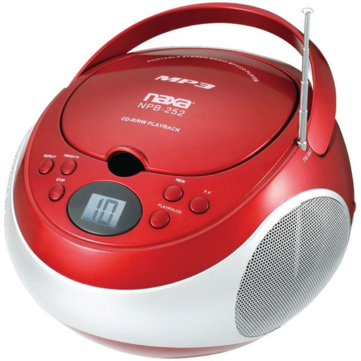 CD/MP3 PLYR W/AM/FM RED