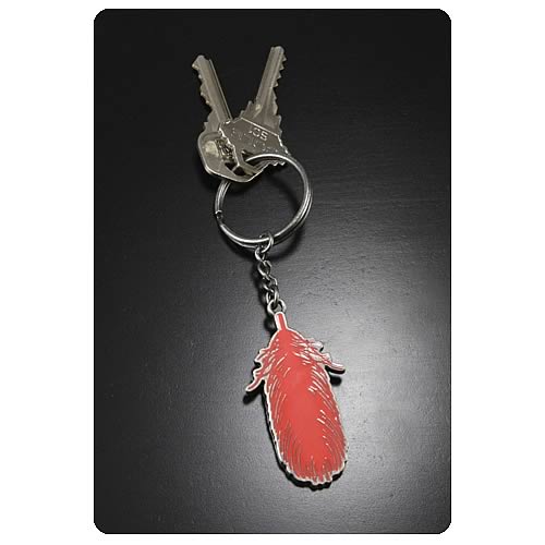 Twilight Breaking Dawn Logo and Feather Metal Key Chain     