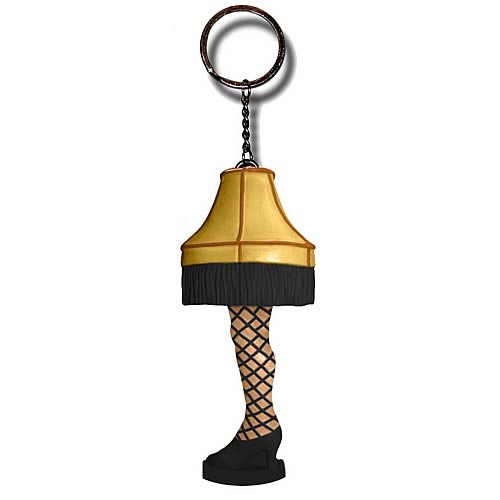 Christmas Story Hanging Talking Leg Lamp Key Chain          