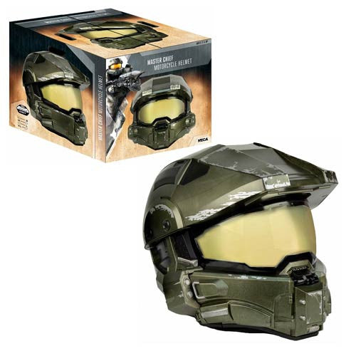 Halo Master Chief Motorcycle Helmet Replica                 