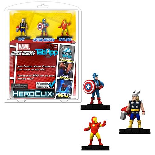 Marvel Superheroes HeroClix TabApp 3-pack                   