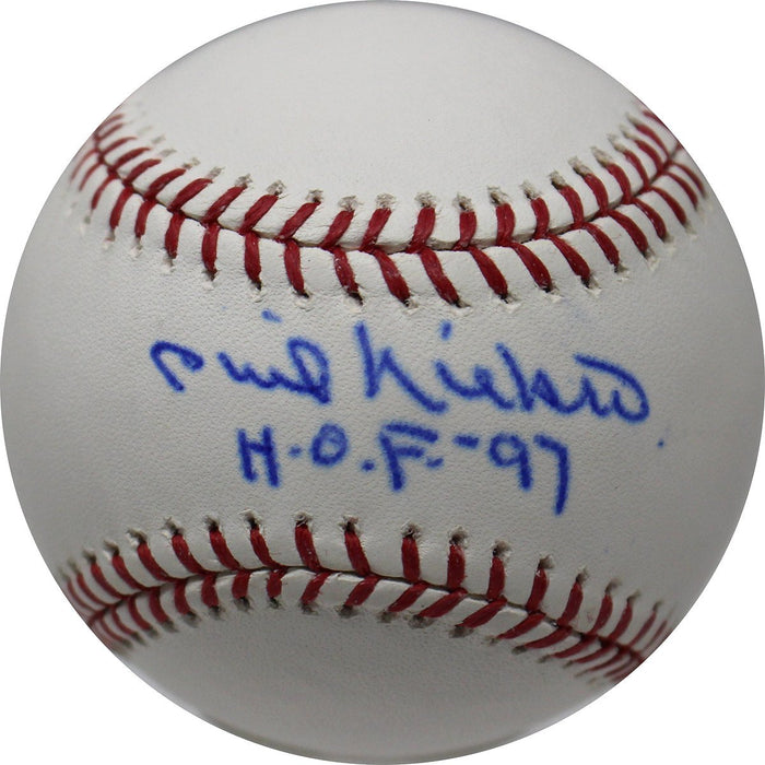 Phil Niekro Signed MLB Baseball w/ "HOF 97" Insc - Imperfect