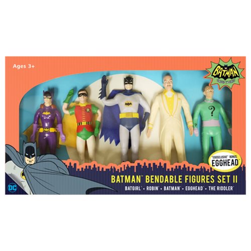 Batman Classic TV Series Bendable Figure Box Set Wave 2     