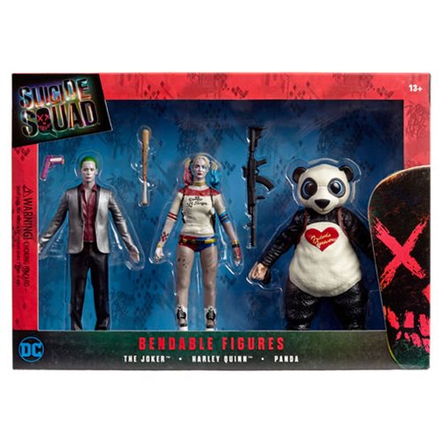 Suicide Squad Bendable Action Figure Boxed Set              