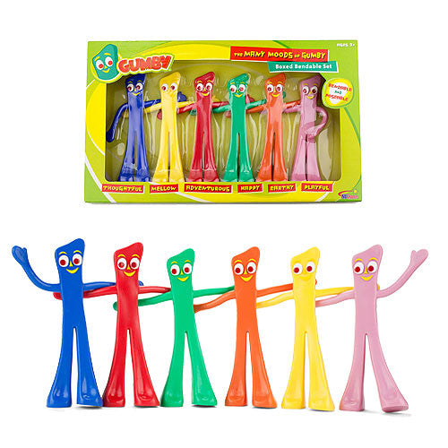 Gumby Many Moods Bendable Figure Box Set                    