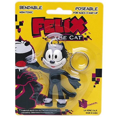 Felix the Cat Bendable Key Chain                            