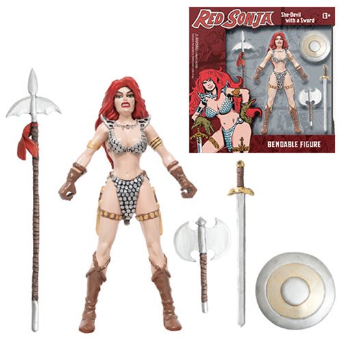 Red Sonja 5 1/2-Inch Bendable Action Figure                 