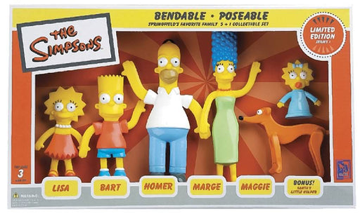 Simpsons Family Bendable Figures                            