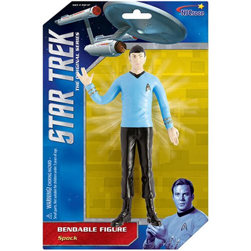 Star Trek: TOS Spock 6-Inch Bendable Action Figure          