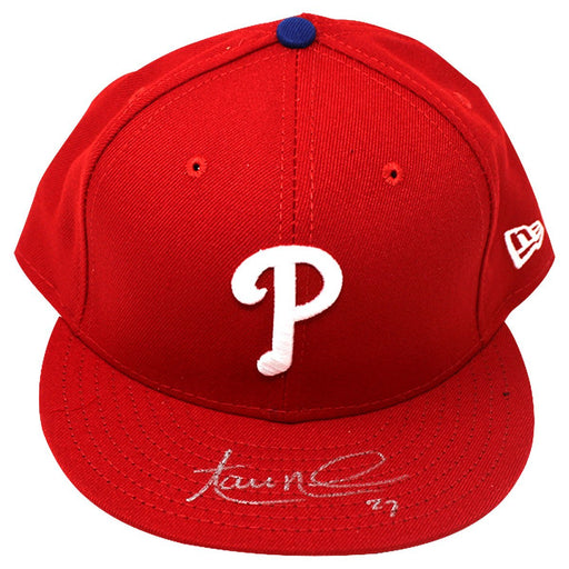 Aaron Nola Signed Philadelphia Phillies New Era MLB Authentic Collection 59FIFTY Cap