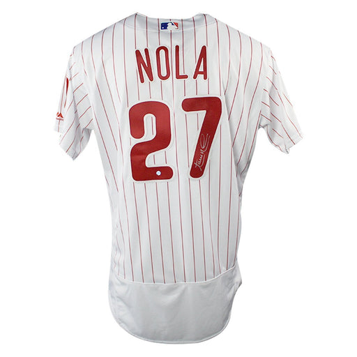 Aaron Nola Signed Philadelphia Phillies Home Authentic Flex Base Jersey