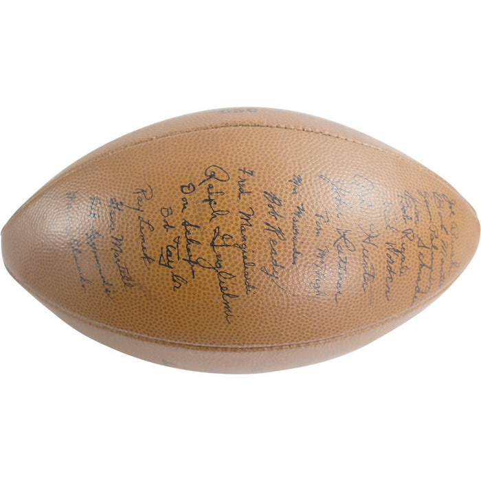 1953 Notre Dame Football Team Signed 35 Sig Football JSA