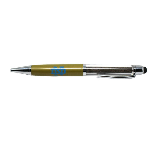 Notre Dame Fighting Irish ND Logo Gold Football Dirt  Pen