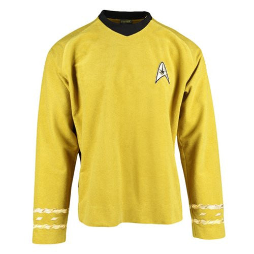 Star Trek TOS 50th Anniversary Command Gold Velour Tunic    