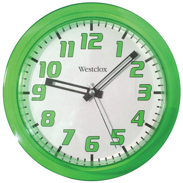 7.75IN WALL CLOCK GREEN