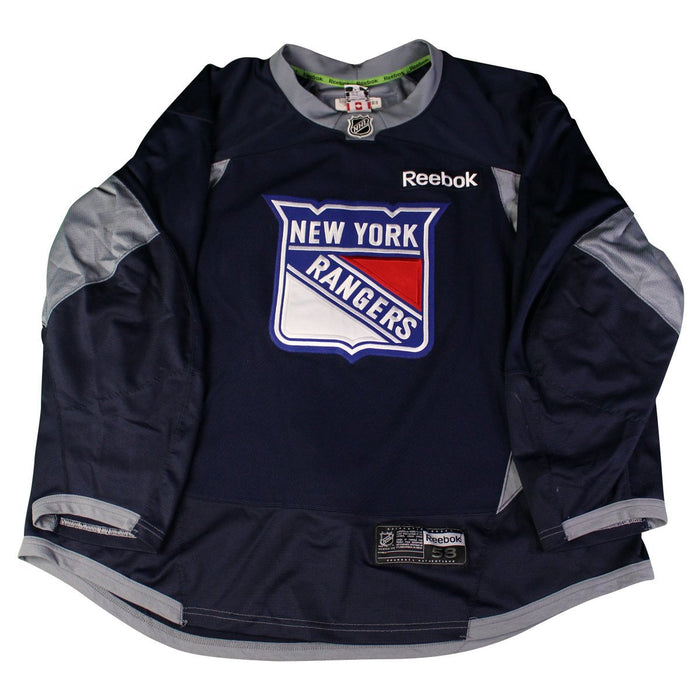 New York Rangers Navy Practice Issued  Shield Jersey (Size 58)