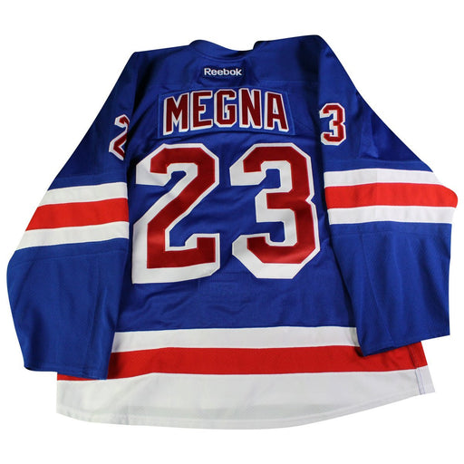 Megna #23 New York Rangers Blue Issued Jersey (Size 56)