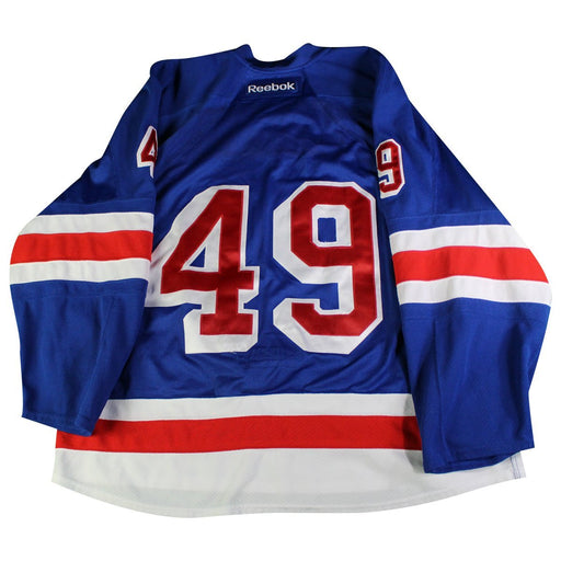 New York Rangers #49 Blue Issued Jersey