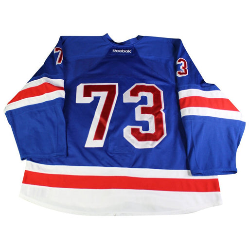 New York Rangers #73 Blue Issued Jersey