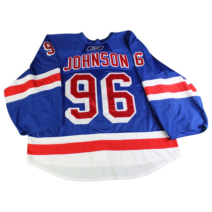 Johnson #96 New York Rangers Blue Issued Jersey (Size 58)