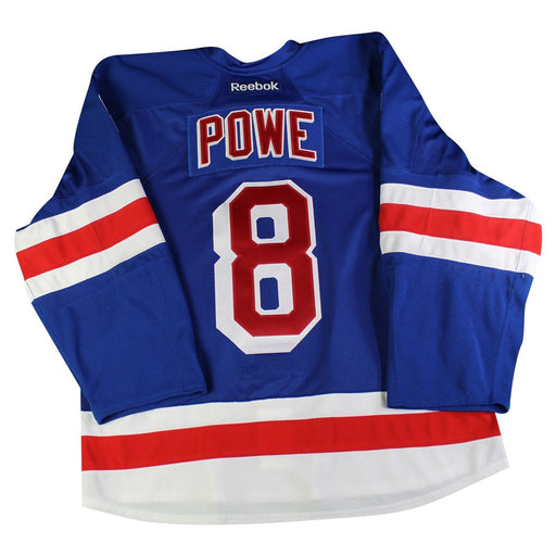 Darroll Powe # 8 New York Ranger Blue Issued Jersey ( size 54)