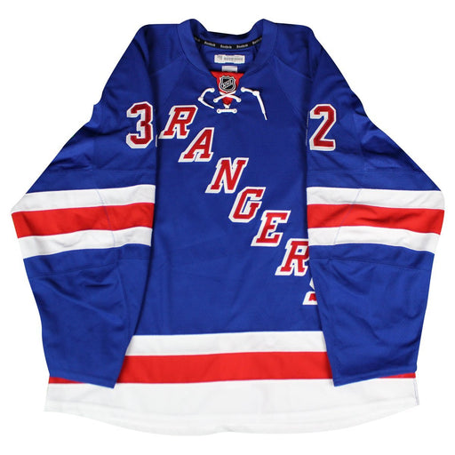 Vinny Saponari # 32 New York Ranger Blue Issued Jersey (Size 56)