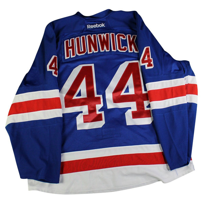 Matt Hunwick # 44 New York Ranger Blue Issued Jersey  (Size 56)