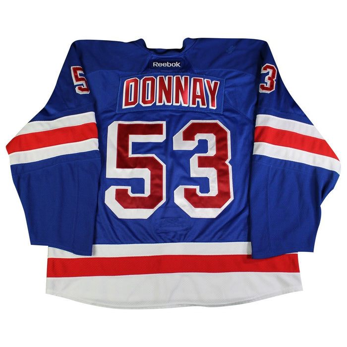 Troy Donnay #53 New York Ranger Blue Issued Jersey (Size58)