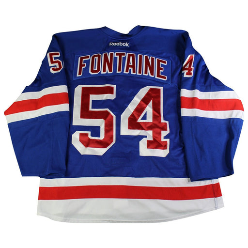 Gabriel Fontaine #54 New York Ranger Blue Issued Jersey ( Size58 )