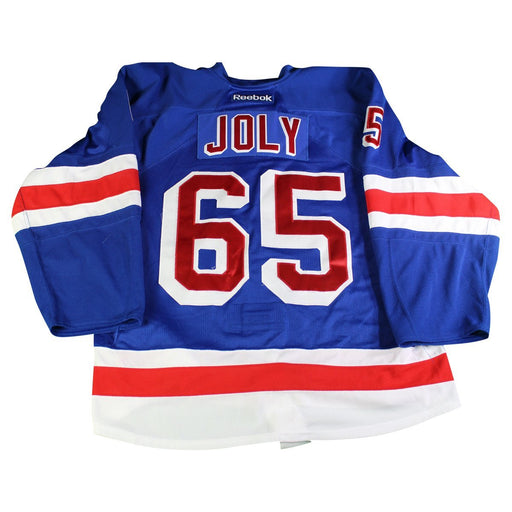 Michael Joly # 65 New York Ranger Blue Issued Jersey ( Size 56)