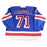 Chris Chappell # 71 New York Ranger Blue Issued Jersey( Size 58)