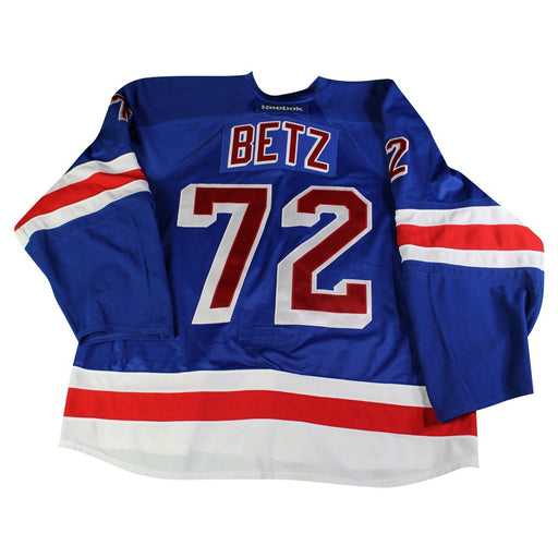 Nick Betz # 72 New York Ranger Blue Issued Jersey (Size58+)