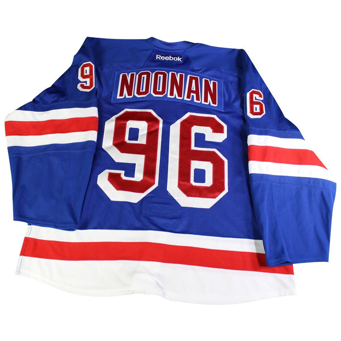 Garrett Noonan # 96 New York Ranger Blue Issued Jersey (Size 58)