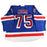 Jyri Niemi # 75 New York Rangers Blue Issued Jersey (Size 58 Plus)