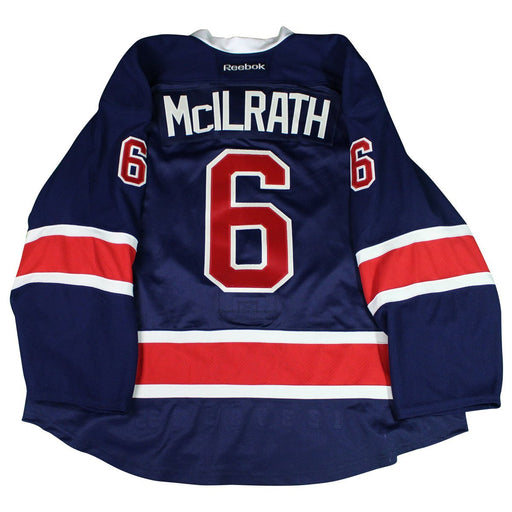 Dylan McIlrath New York Rangers #6 Navy Heritage Issued Jersey (Size 58+)