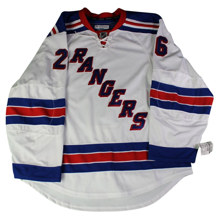 New York Rangers #26 White Issued Jersey (No Name- Number on Sleeve) (Size 52)