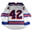 New York Rangers #42 White Issued Jersey